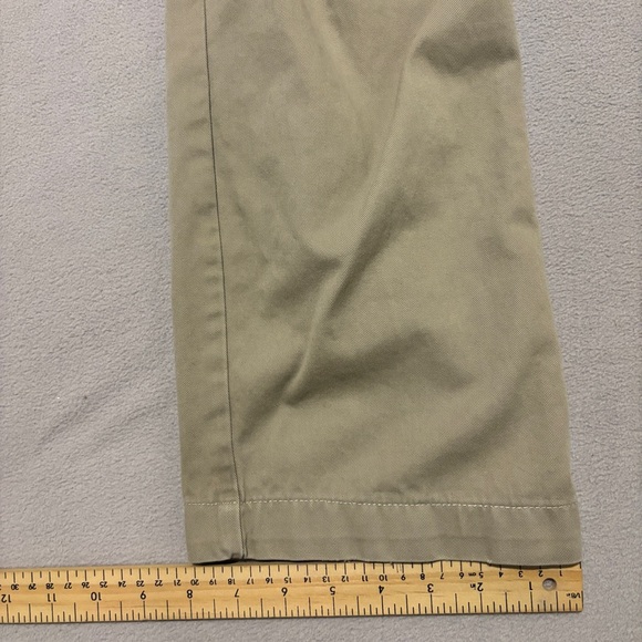Polo Golf Ralph Lauren Chino Pants 32x32 31x27 Pleated Preppy Academia Business - Picture 3 of 9